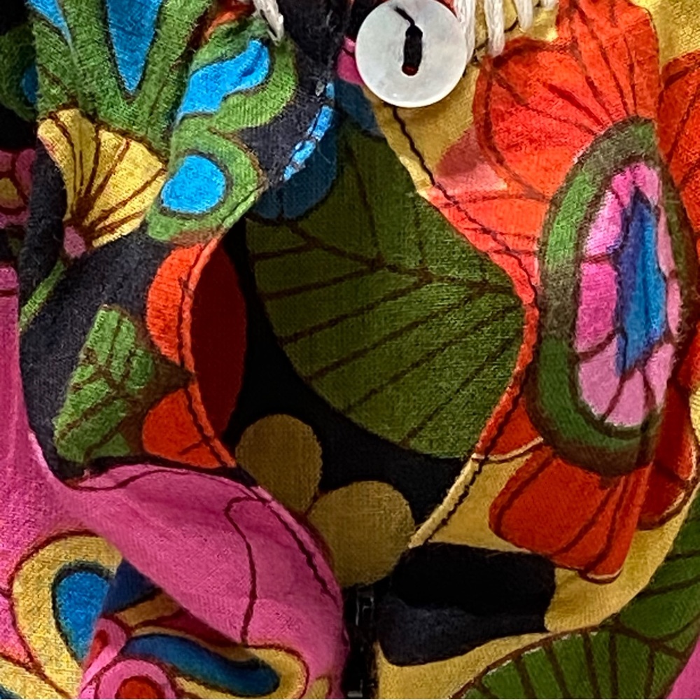 Connor & Blake Women’s Maxi Dress Cotton Size L Floral Crochet Boho All Seasons - Picture 9 of 9